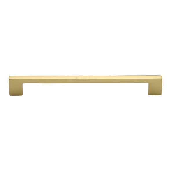 C0337 192-PB • 192 x 212 x 30mm • Polished Brass • Heritage Brass Metro Cabinet Pull Handle